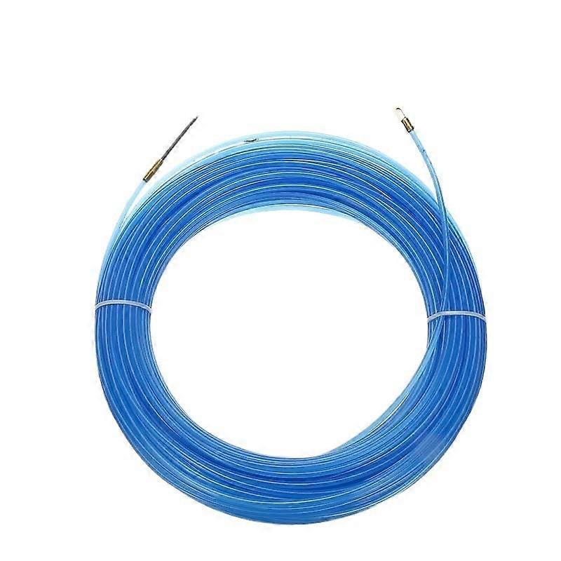4 mm durable cable puller, fiber opticelectric cable guide, pushpuller, duct snake, rodder, fish tape, wire, 5 m to 40 m length (25m) 25m 4 mm