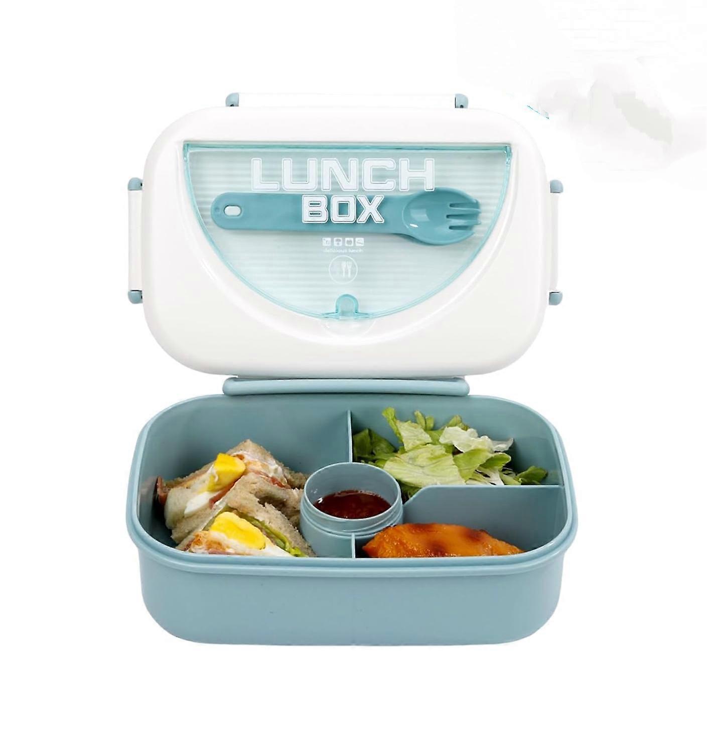 Premium Leakproof Bento Box for Adults - 3-Compartment 56oz Lunch Container, BPA-Free, Portable On-The-Go Meal Prep (green)