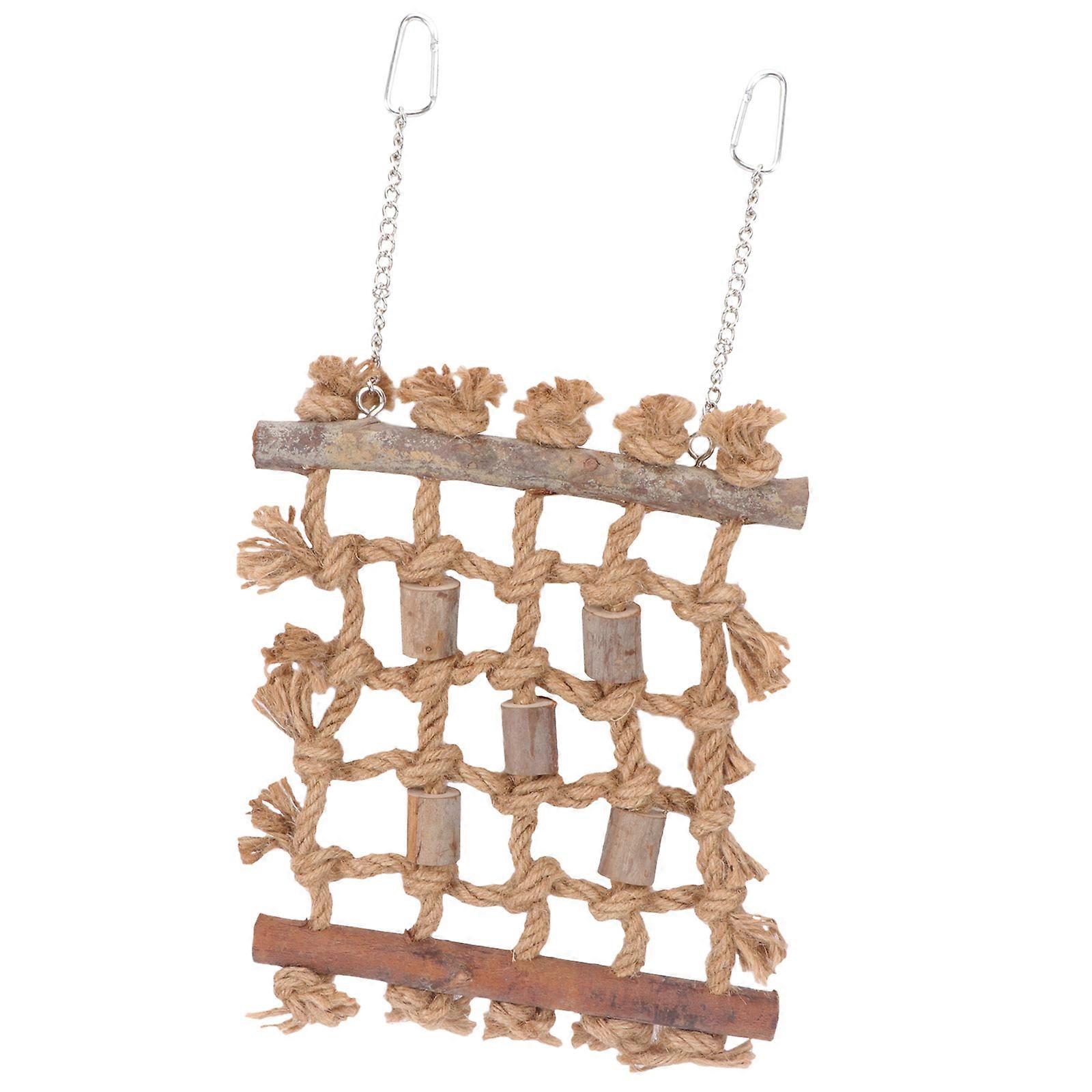 Wooden Parrot Chew Toy for Birds – Safe Climbing Plaything for Parrots and Cockatiels to Encourage Exercise and Fun