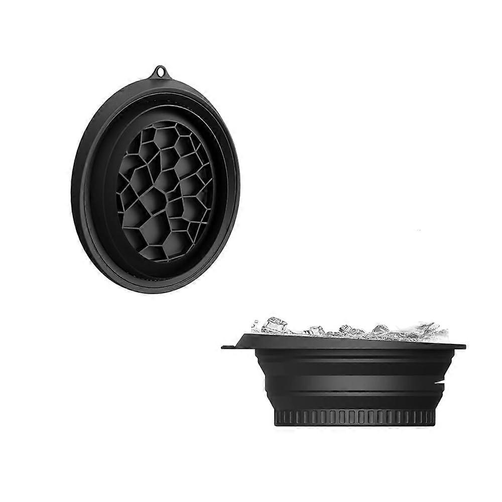 Silicone Ice Bath for Face Dunk, Ice Water Face Bowl, Quick Cooling, Builtin Ice Stream