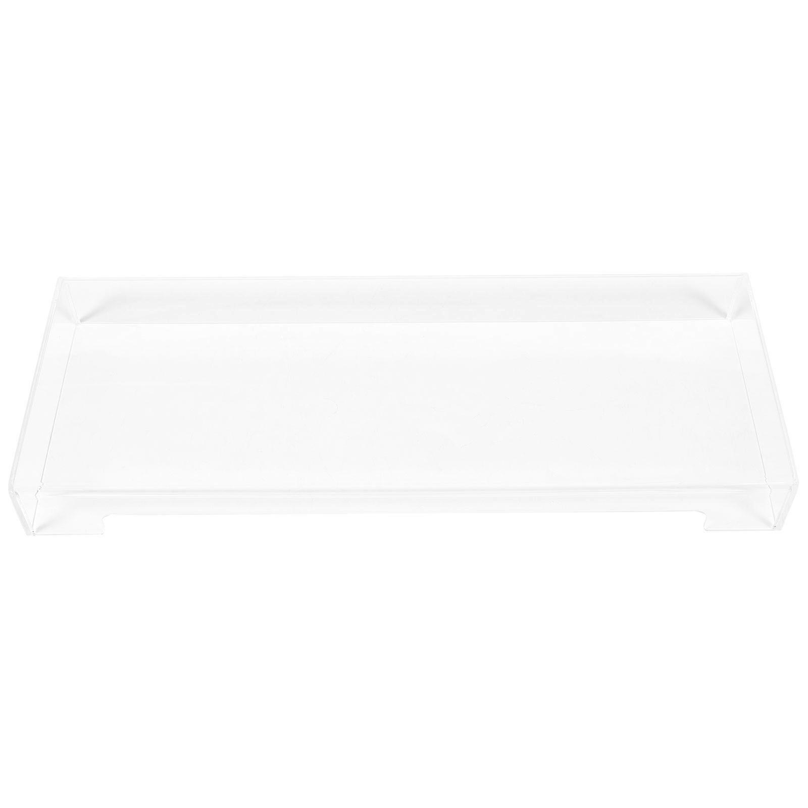 Transparent Keyboard Protector Cover Square Shape Dustproof For Office Work 1Set