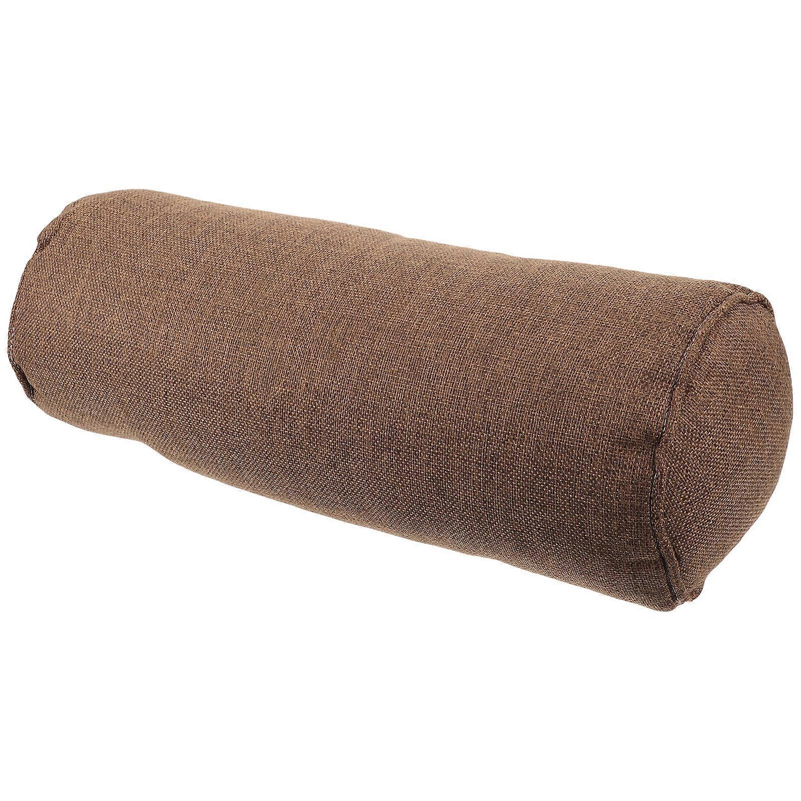 High Density Cylindrical Yoga Pillow for Neck, Leg, and Lumbar Support – Slip Resistant Surface for Meditation, Rest, and Alignment