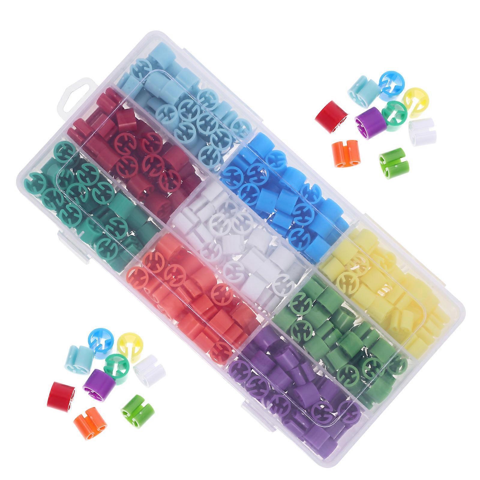 405pcs Multi Color Clothing Hanger Markers for Garments Organization – Easy Fix Design for Closet and Store Use