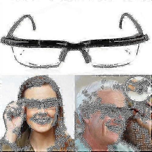 Adjustable Focus Eyeglasses - Variable Distance & Reading Vision Correction