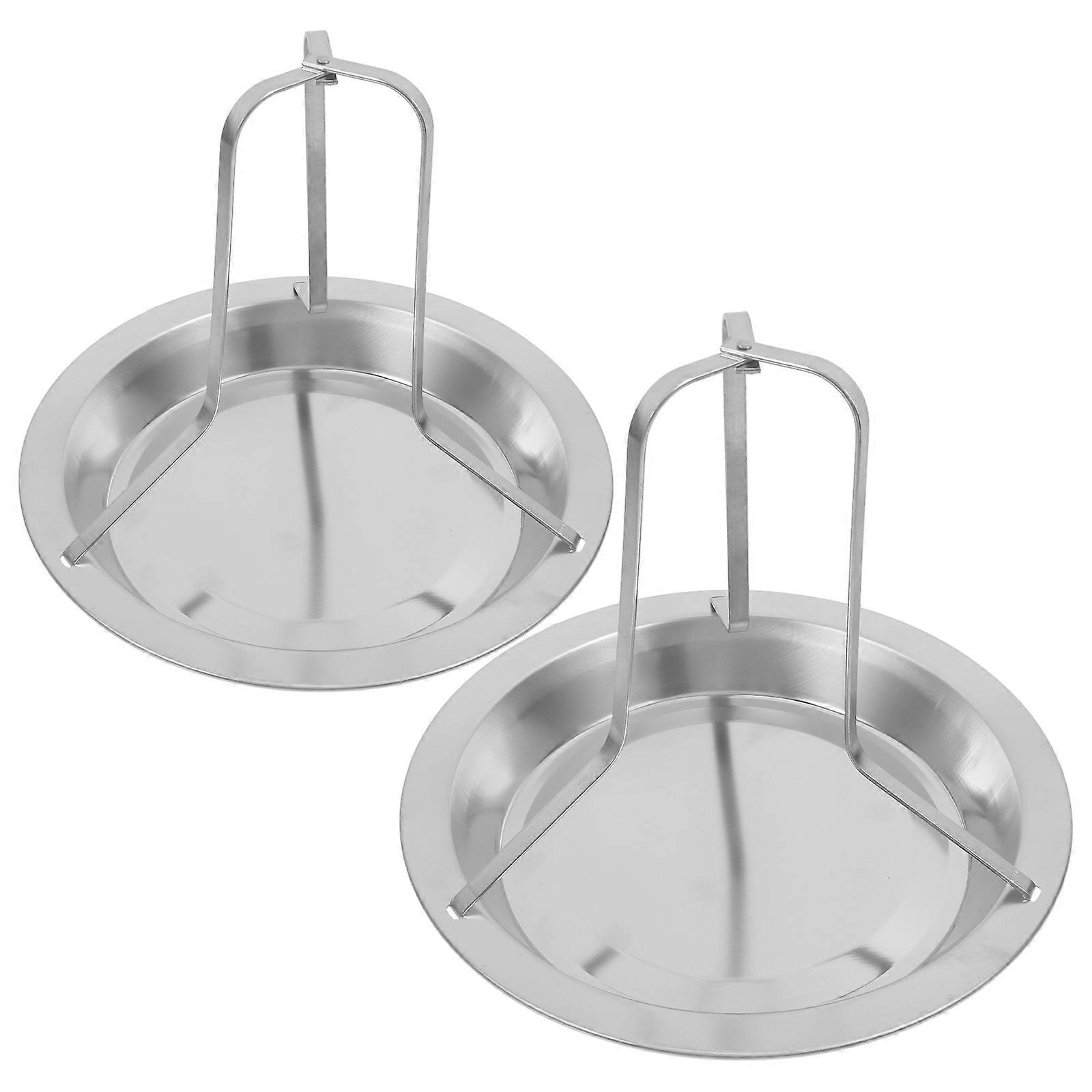 Vertical Roasting Chicken Rack Grill Friendly Accessory For Grilling Enthusiasts 2Pcs