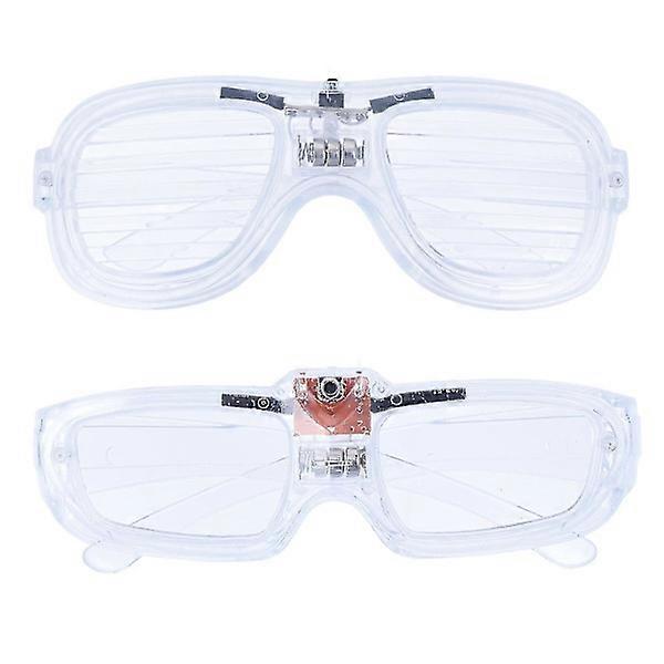 Shutter shadow neon light neutral flash glasses LED shutter glasses