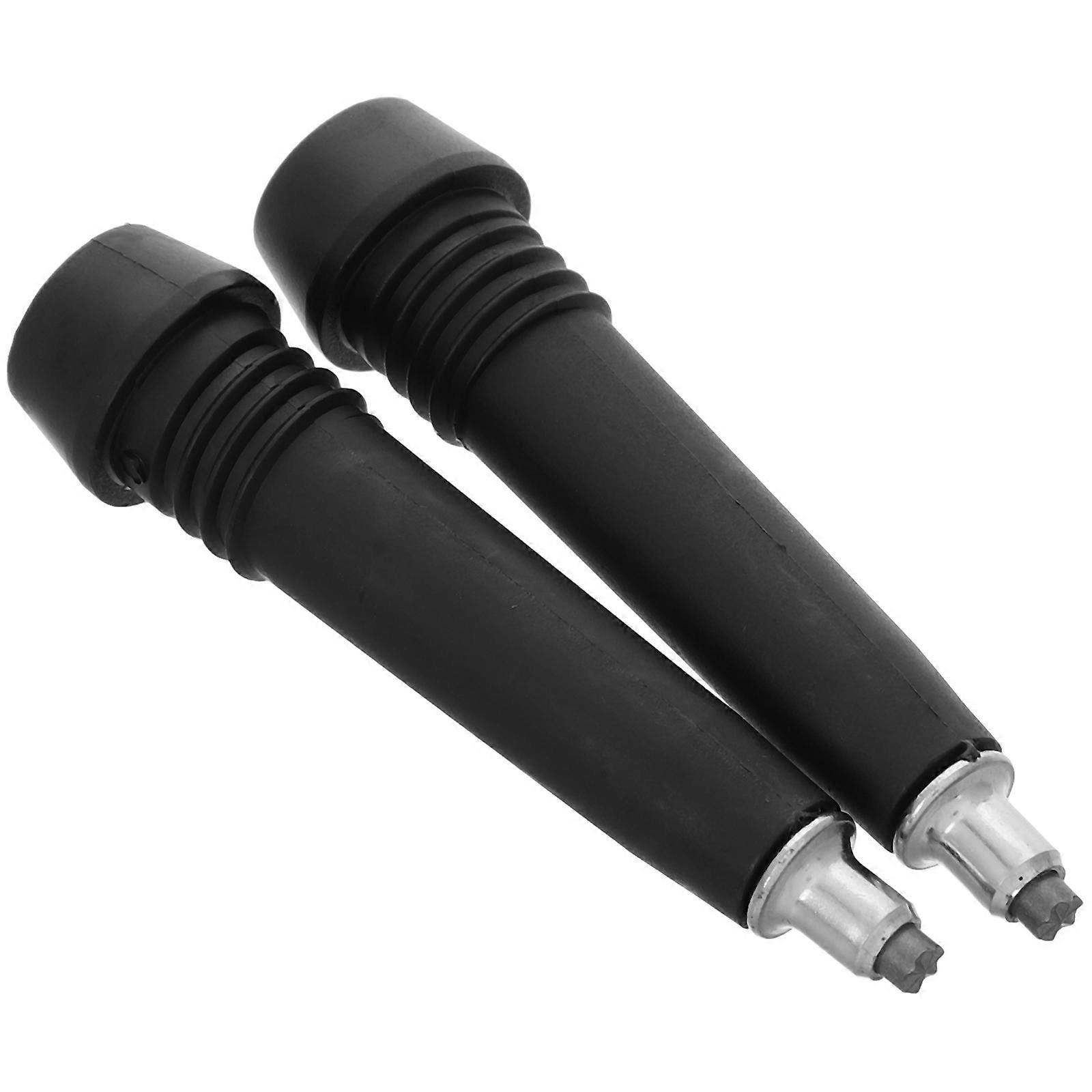 2pcs Universal Tungsten Steel Tips For Trekking Poles Metal Trekking Pole Tips Crutch Tips Walking Stick Ferrule Walking Stick Tip Replacement