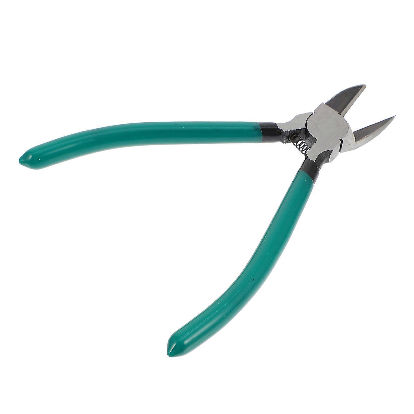 Green Precision Side 6 Inch Tool For Maintenance Ergonomic Cutting Electronic Components 1Pack