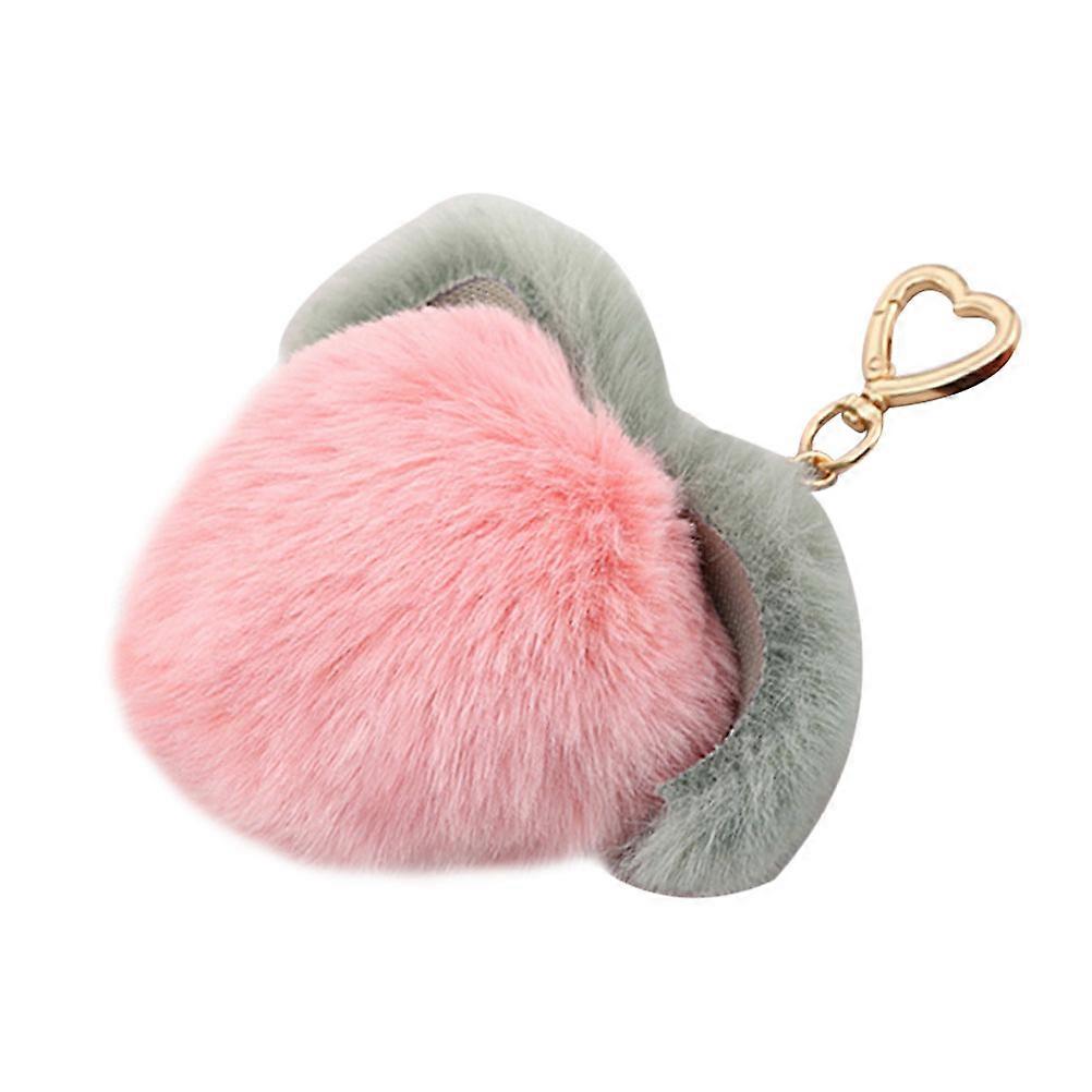 Peach Shape Hanging Decors Cute Keychain Accessories Pink 15.00X10.00X8.00cm Alloy For Daily Use