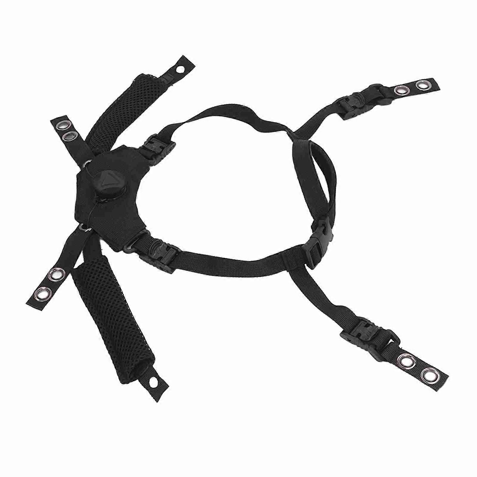 Adjustable Dial Suspension System Chin Strap Helmet Accessories for Fast for MICH for Wendy Helmet Black 