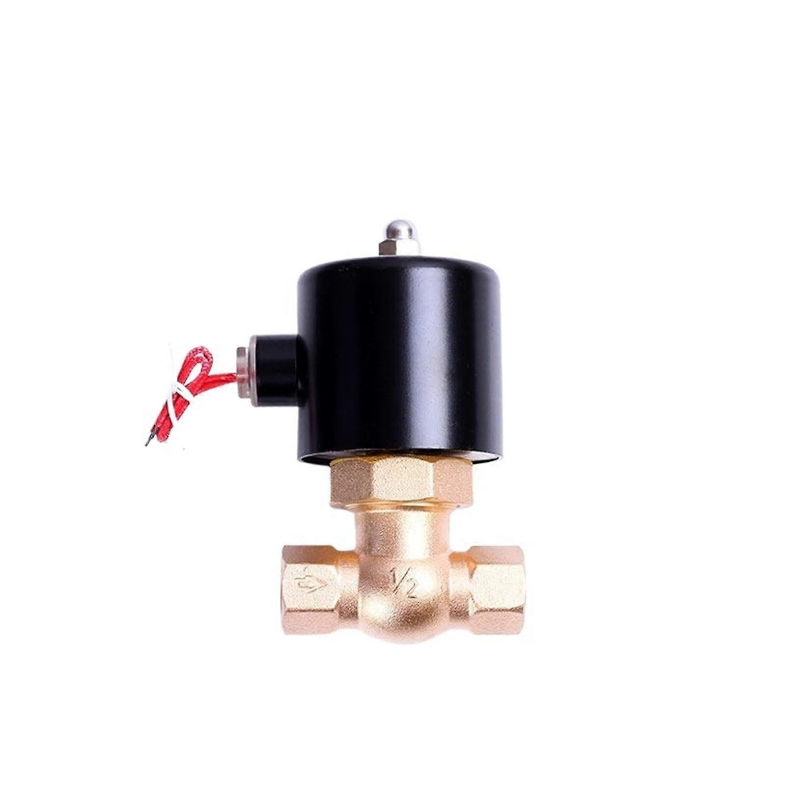 1/2" High Temperature Steam Solenoid Valve Brass Two-Way Internal Thread Normally Closed BSP 24VAC 24V 12V 110V 220V