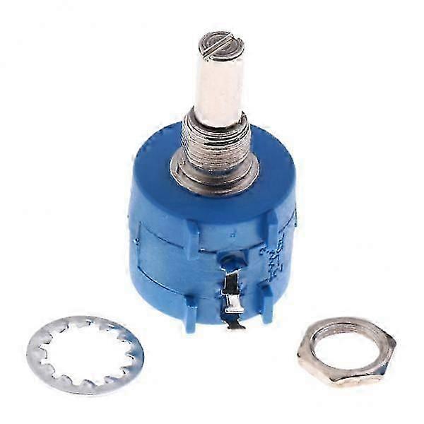 2x 1 Piece 3 Turns Wirewound Precision Potentiometer 2W 5%