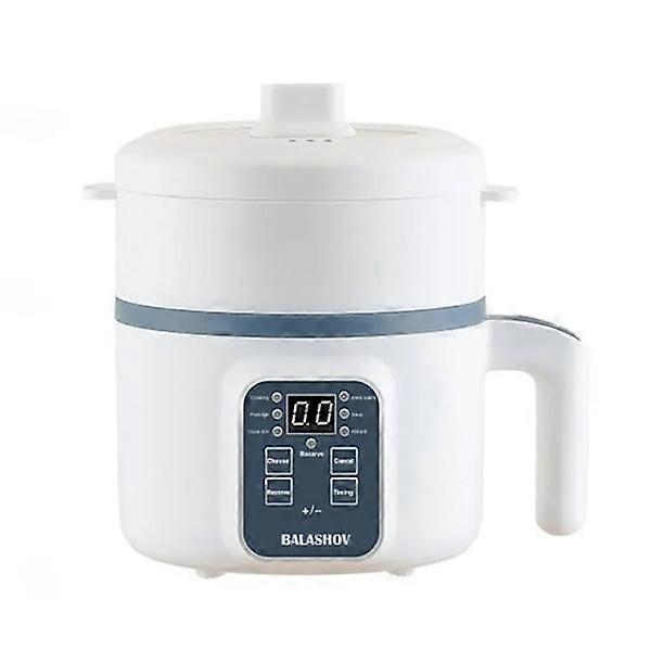 Elektrisk riskokare Enkel, Dubbelskikt 220V Multikokare Non-Stick Smart Mekanisk MultiCooker