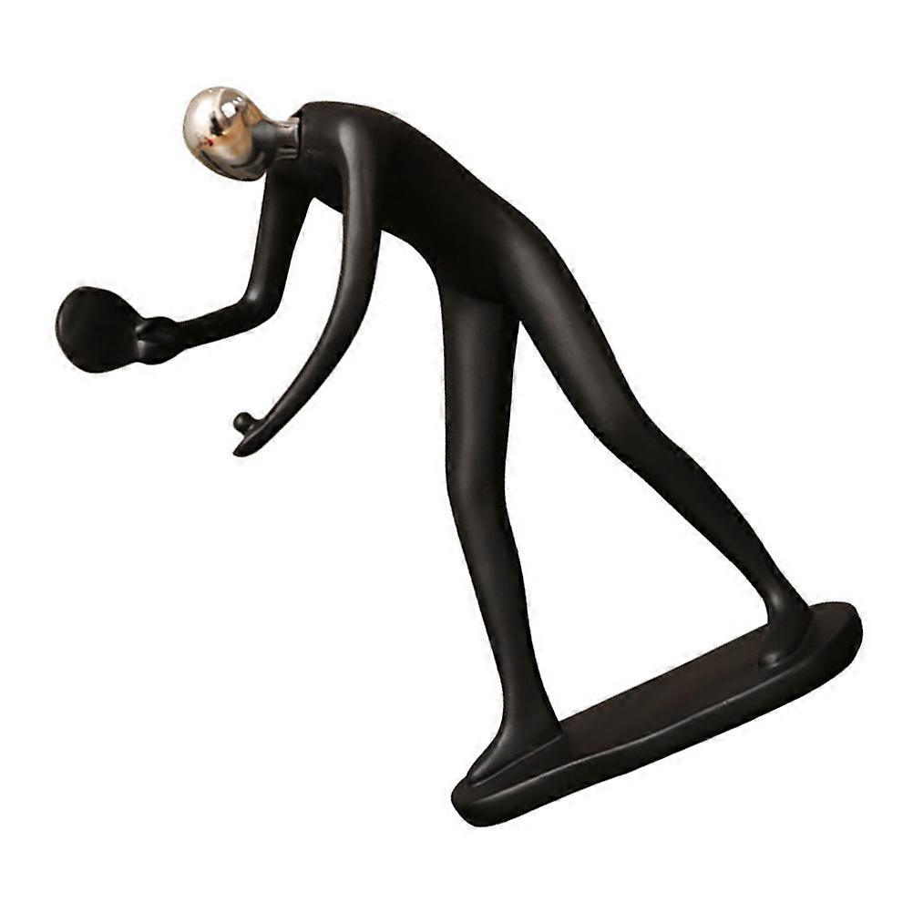 Sport Lover's Decor, Artistic Resin Statue for Personal Spaces