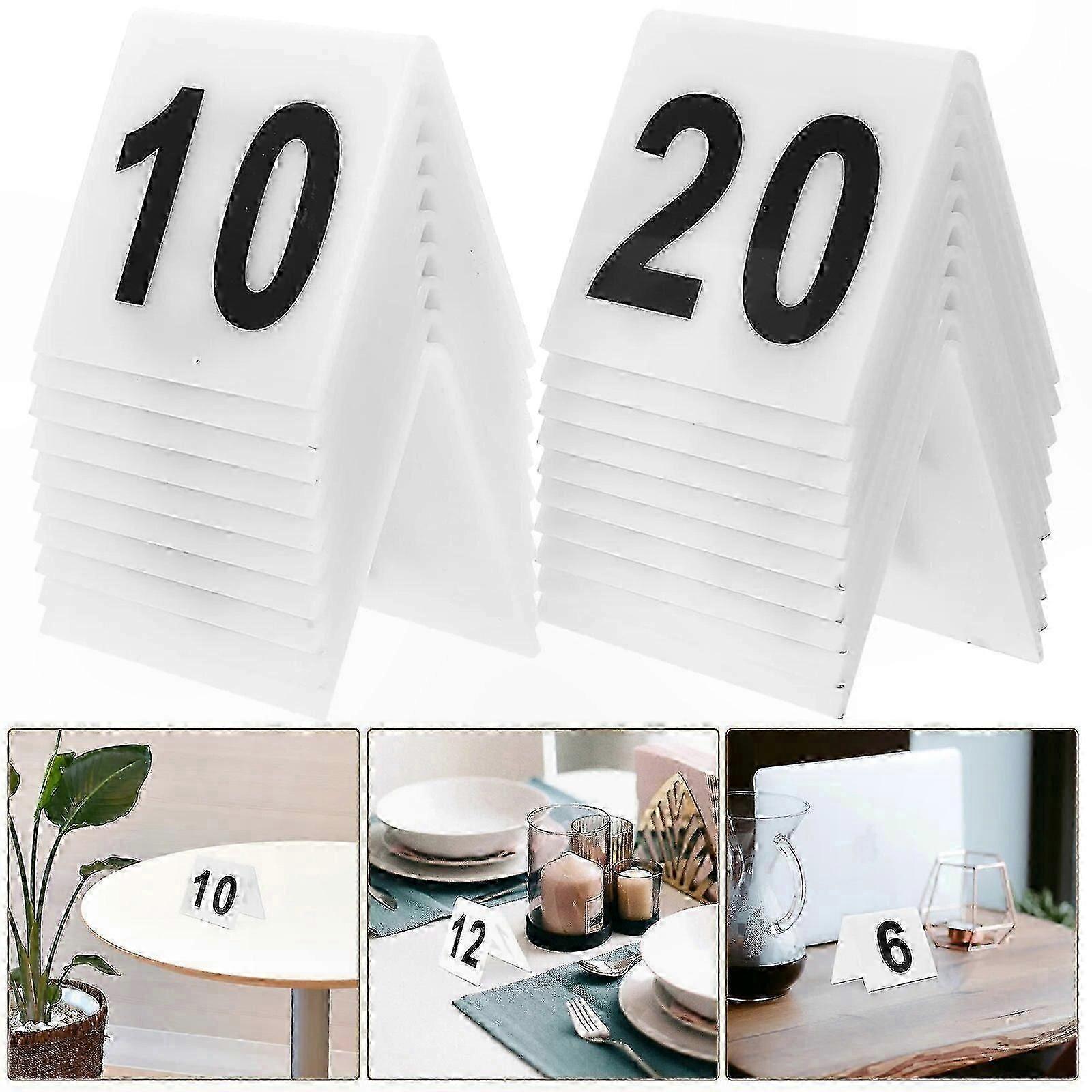 Crime Scene Number Markers 1-20 for Investigation and Decoration Use