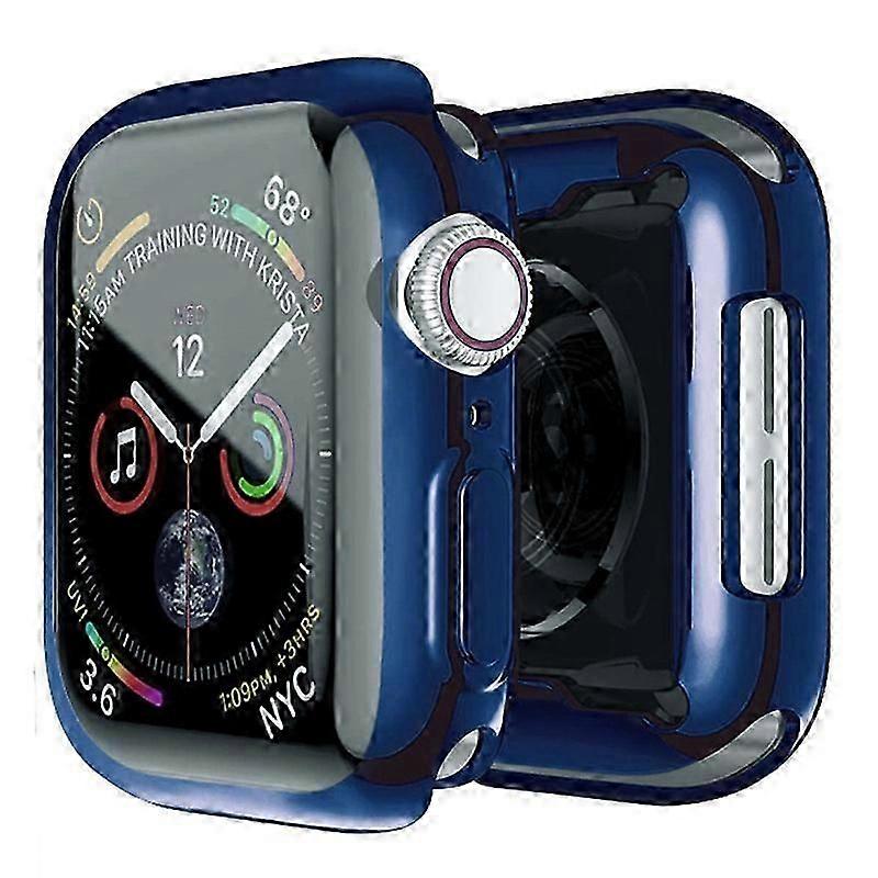 غطاء واقي لحافظة ساعة أبل 8 7 6 SE 5 41 مم 45 مم 44 مم 40 مم واقي شاشة TPU ناعم شفاف ل IWatch 4 3 2 38MM 42MM