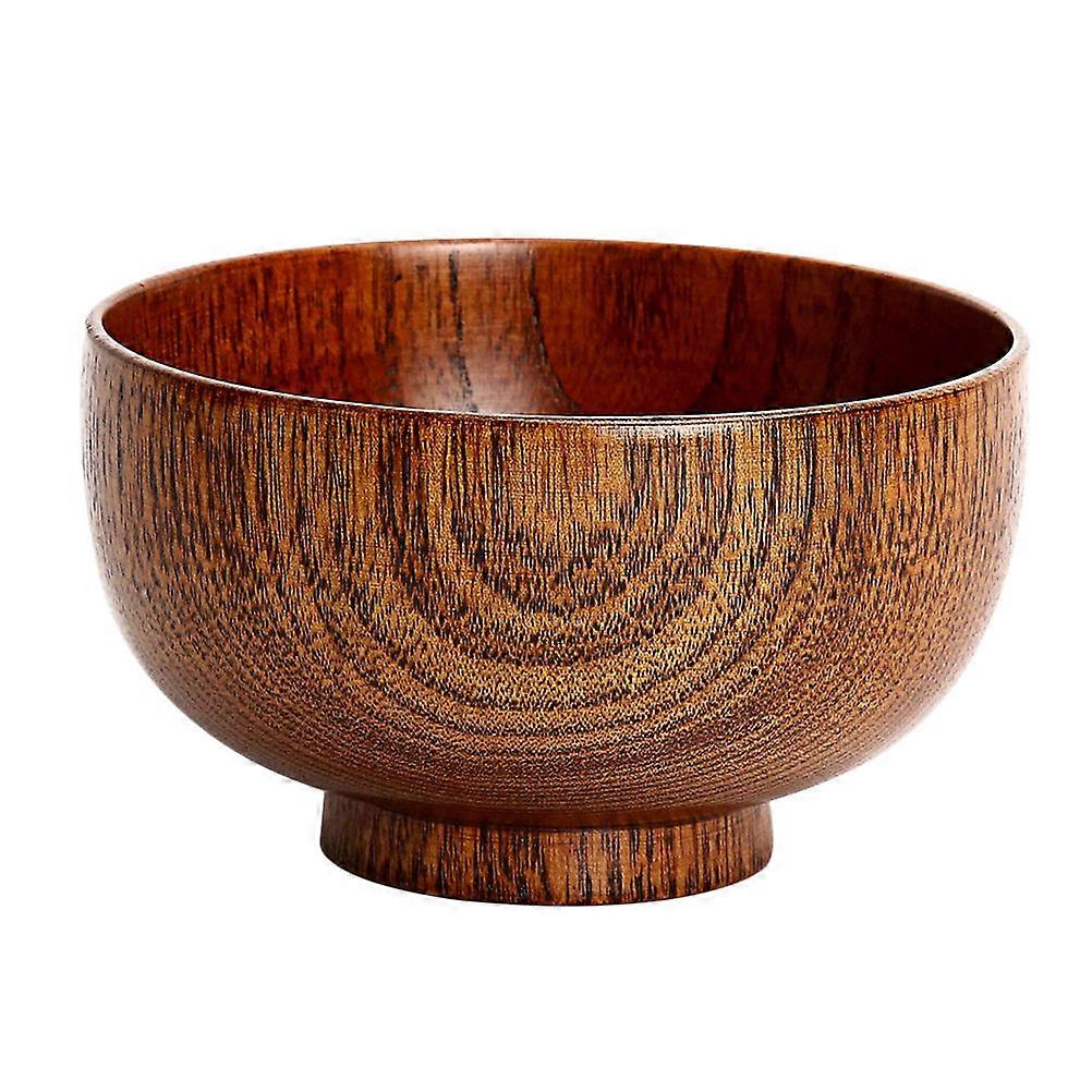 Creative Salad Bowl for Storage Made of Synthetic Materials Brown Color Elegant and Fashionable 1pc