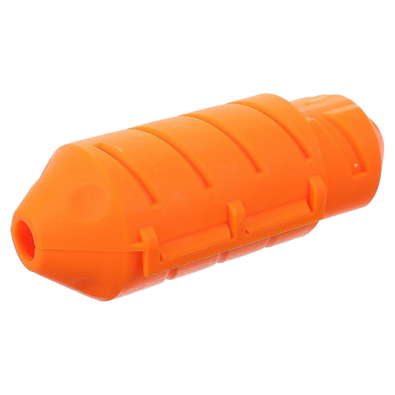 Weatherproof Outdoor Electrical Junction Box in Orange Plastic for Storage with Adjustable Design 4.5 x 3.2 inches