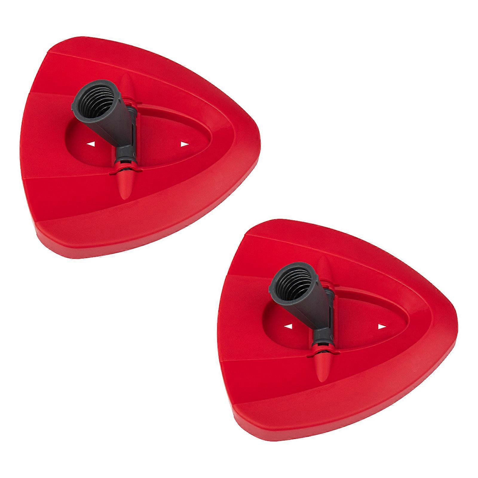 2 Pack Washable Spin Mop Head Replacement Microfiber Pads Scrub Brush For Fast Replacement And Efficient Dust Removal Multicolor