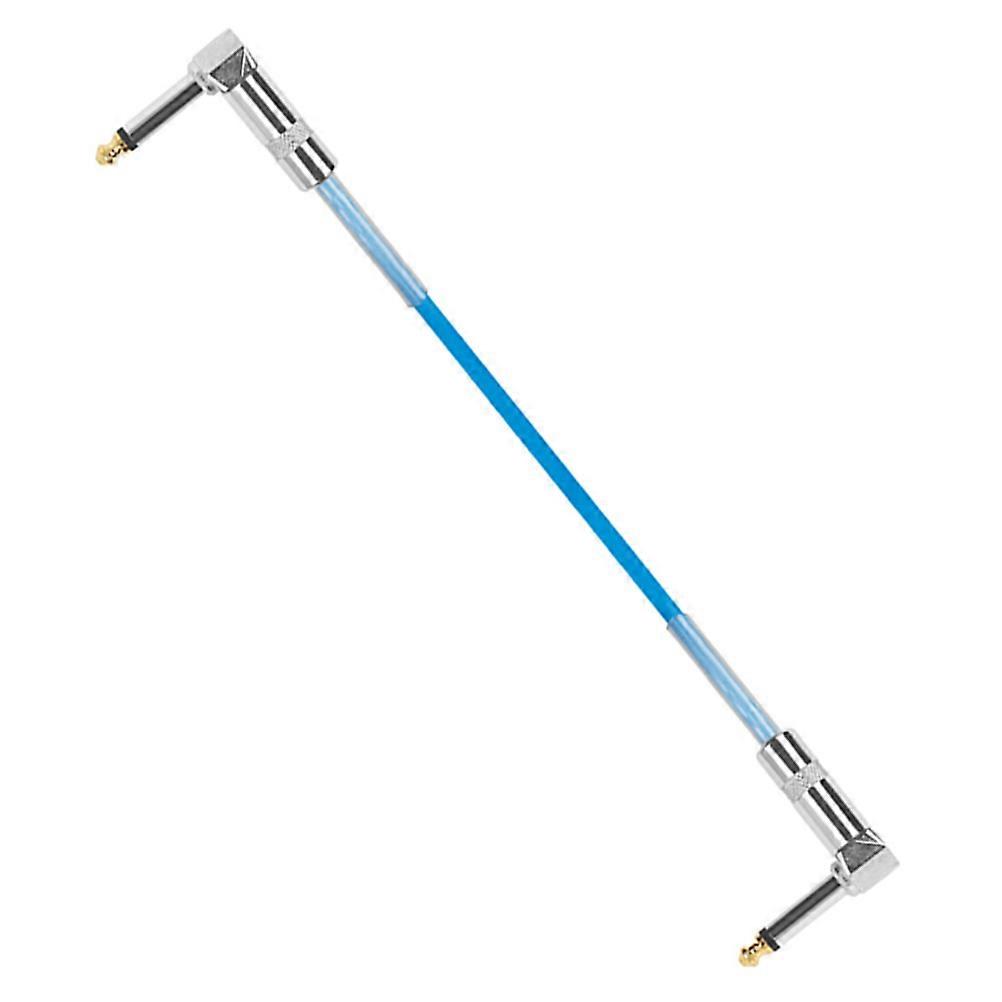 Durable Right Angled Guitar Pedal Patch Cable for Electric Guitars – Noise Reduction, Stylish Audio Connection