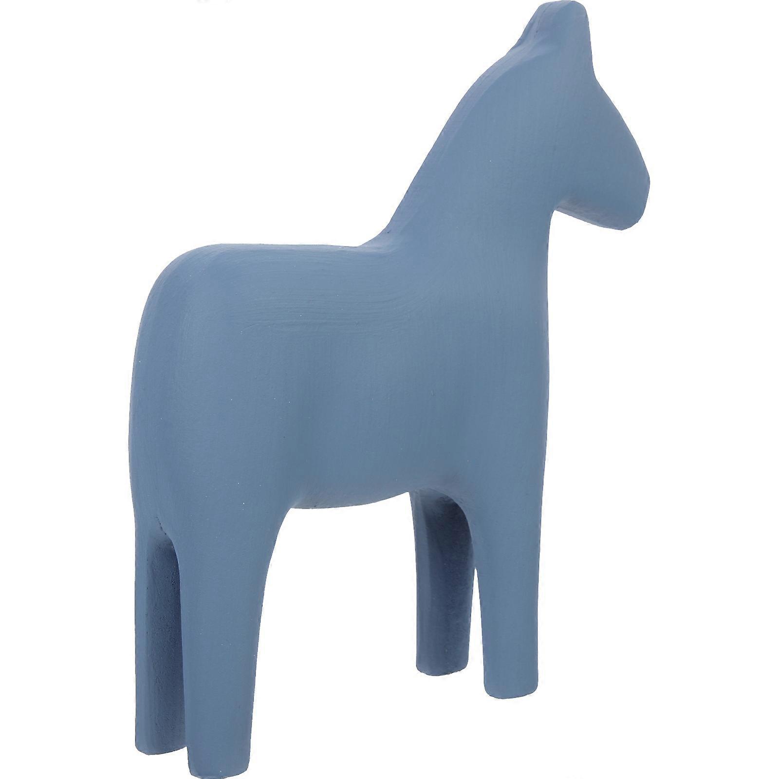 Wooden Horse Ornament for Home Decor – Lightweight Desktop Decoration for Rooms and Living Spaces – Miniature Craftsmanship Figure