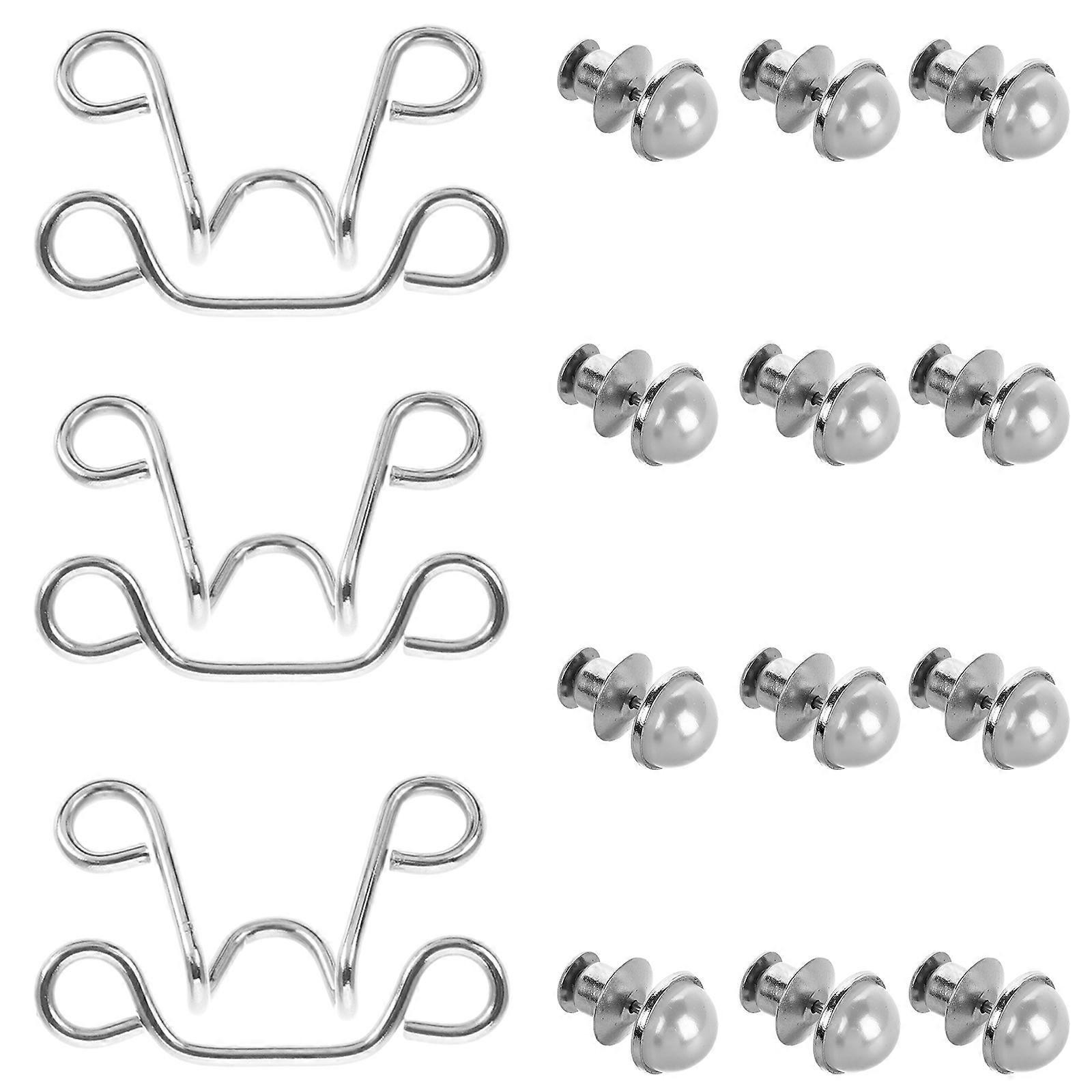 Adjustable Waist Buckle for Pants Decoration Durable Metal Clip White for Easy Installation and