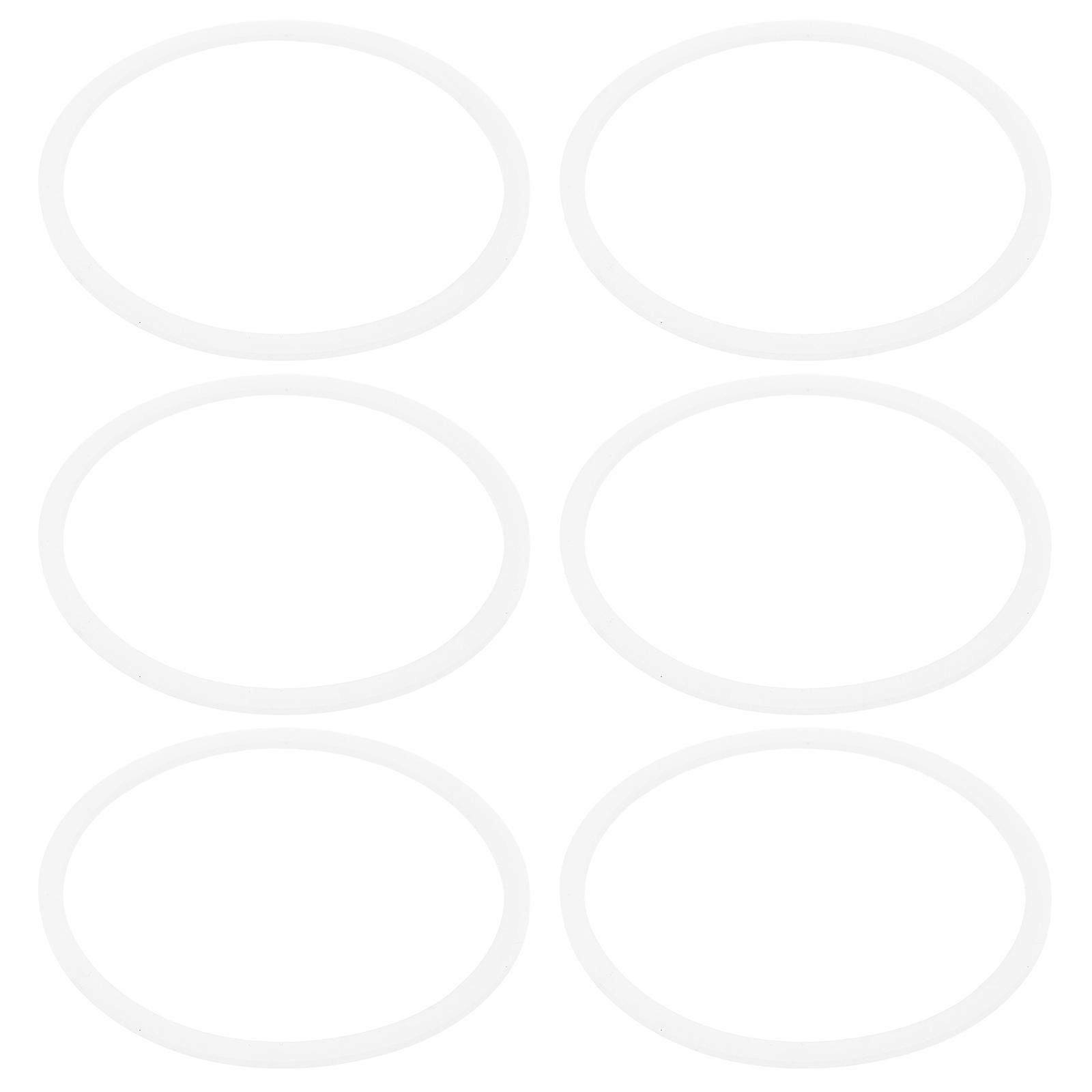 Reusable Silicone Ring for Insulated Cup Leak-Proof Lid Seal 6Pcs Set
