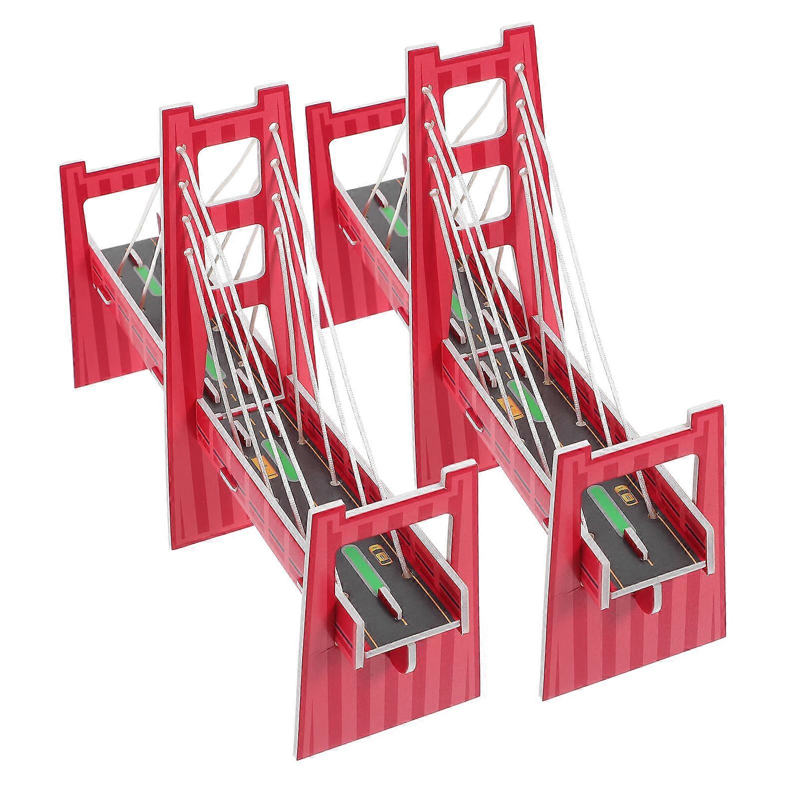 2Pcs Handmade Bridge Model Educational Toy For Kids Science Project DIY Assembly Kit