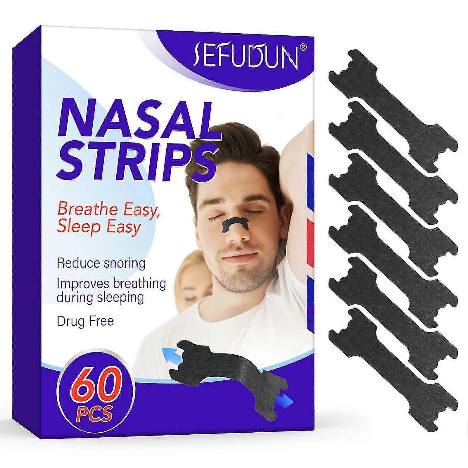 2025 30/60/120Pcs Nasal Strips for Snoring Relief, Anti-Snoring Nose Strips for Breathing & Improved Sleep