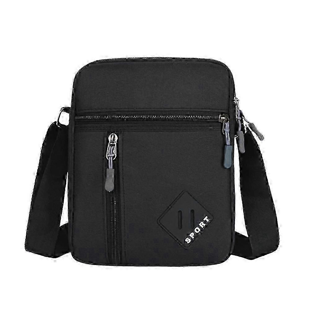 Shoulder bag for men - waterproof messenger style with adjustable strap