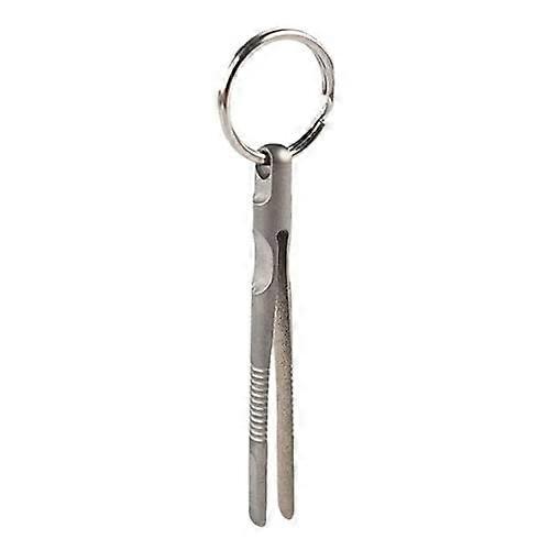 Titanium Tweezers Keyring Tool Geocaching Ticks On the Go Outdoor
