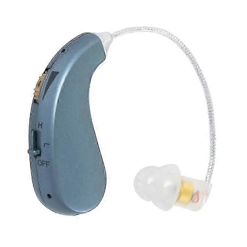 Behind The Ear Hearing Aids Rechargeable Sound Amplifier Elderly Deafness Help