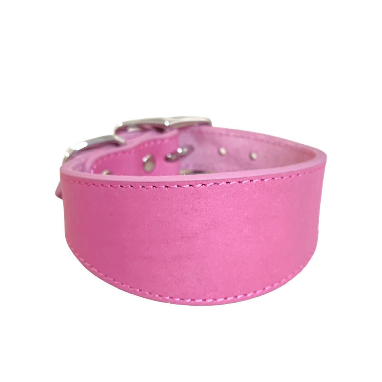 Elegant Dogs Leathers Collar Soft Padding Wide Adjustable Puppy Collars Size Small Medium Large