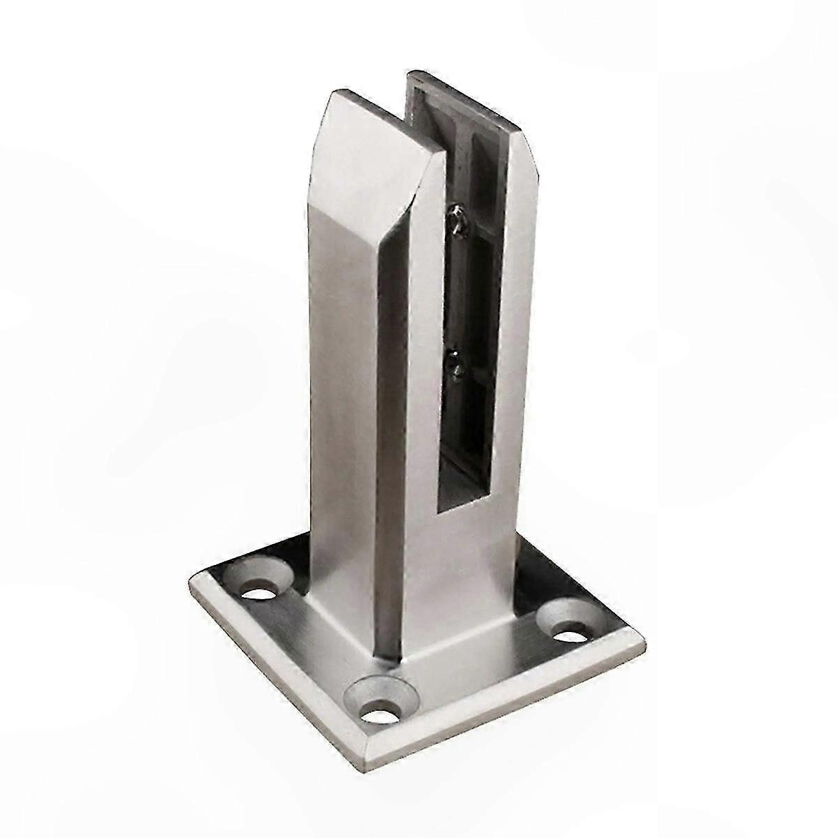 Glass Panel Railing Mount for Pool Fence and Staircase Balustrade with Stainless Steel Clamp