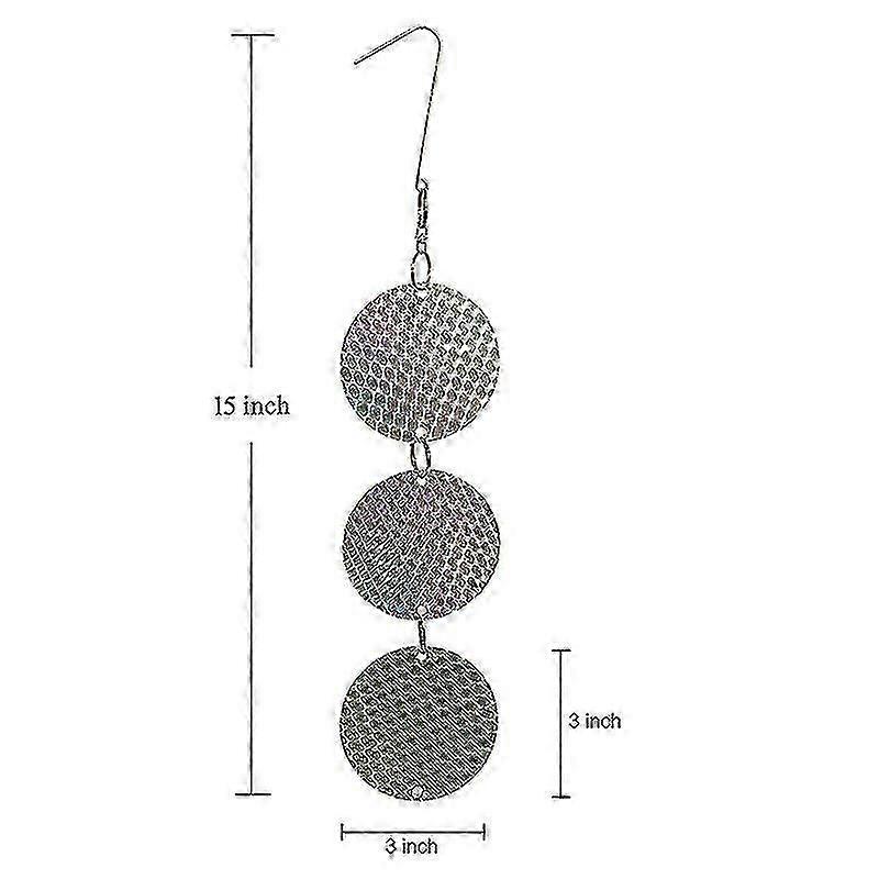 24pcs/set Bird Repellent Discs Reflective Hanging Device To Keep Birds Like Woodpeckers For Pigeons