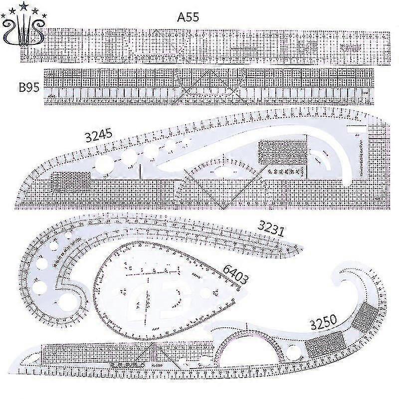 Tailor Multifunctional Measuring Ruler for Clothing & Sewing