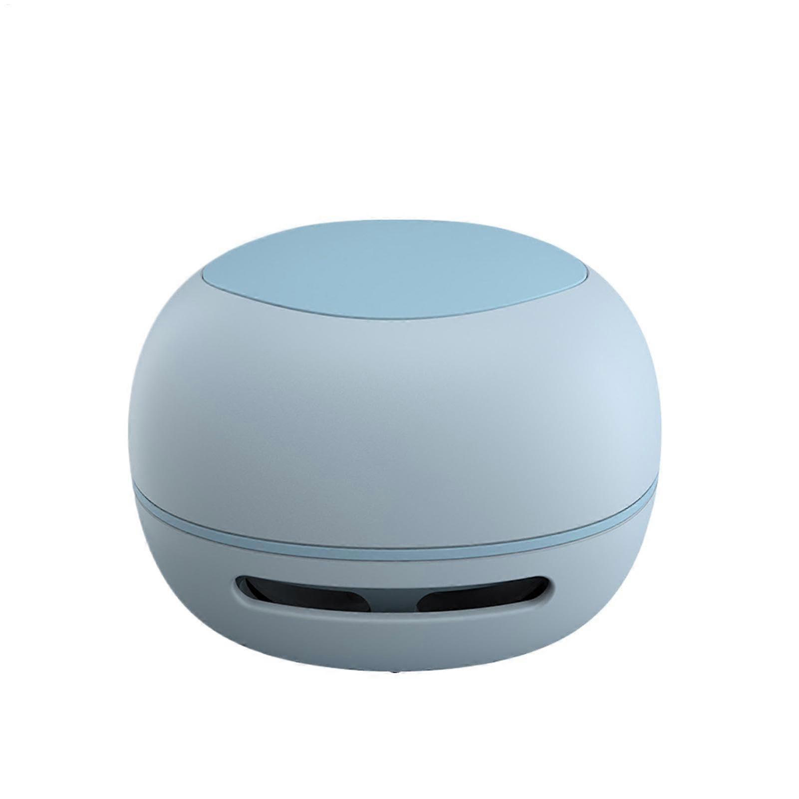 Portable Usb Rechargeable Powerful Suction Efficient Cleaning Quiet Easy to Use Blue