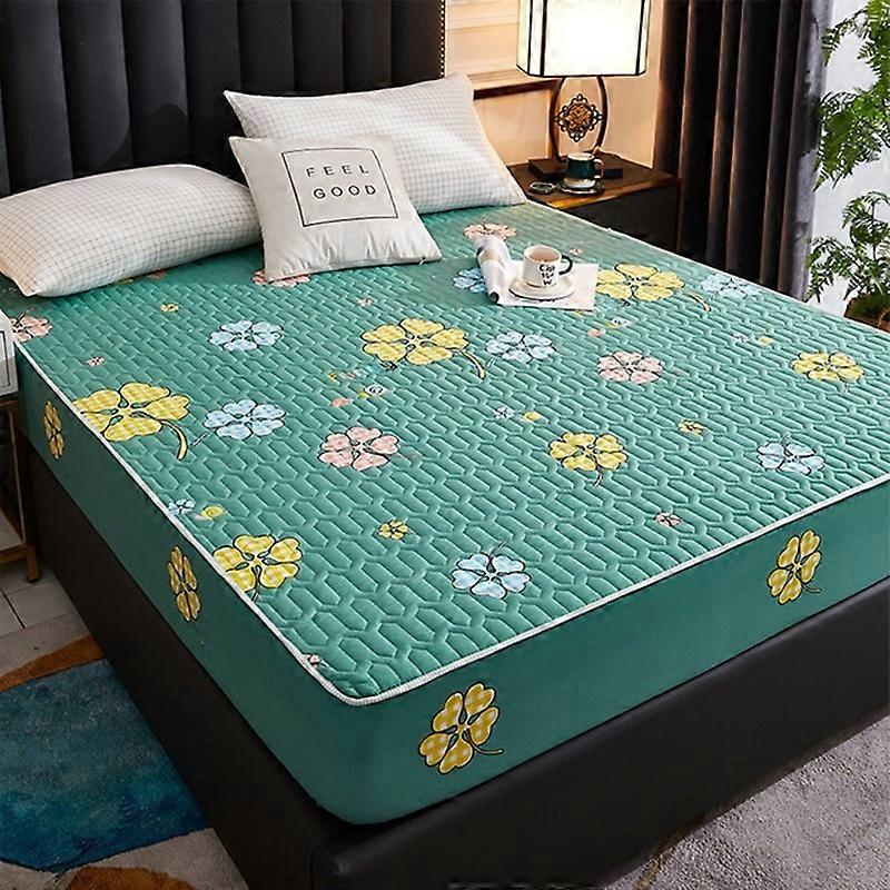 Protège-matelas imperméable Drap-housse matelassé étanche à l’humidité et à la poussière pour un usage domestique