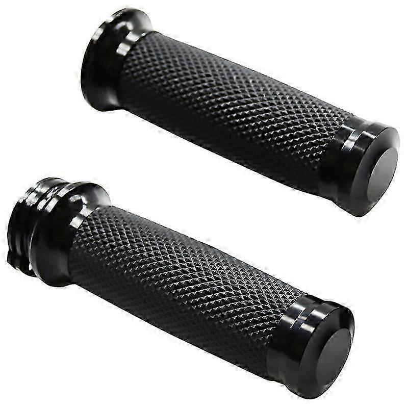 Universal 1In 25Mm Hand Grips Motorcycle Handle Bar Handlebar for Touring 883 1200 XR for Black