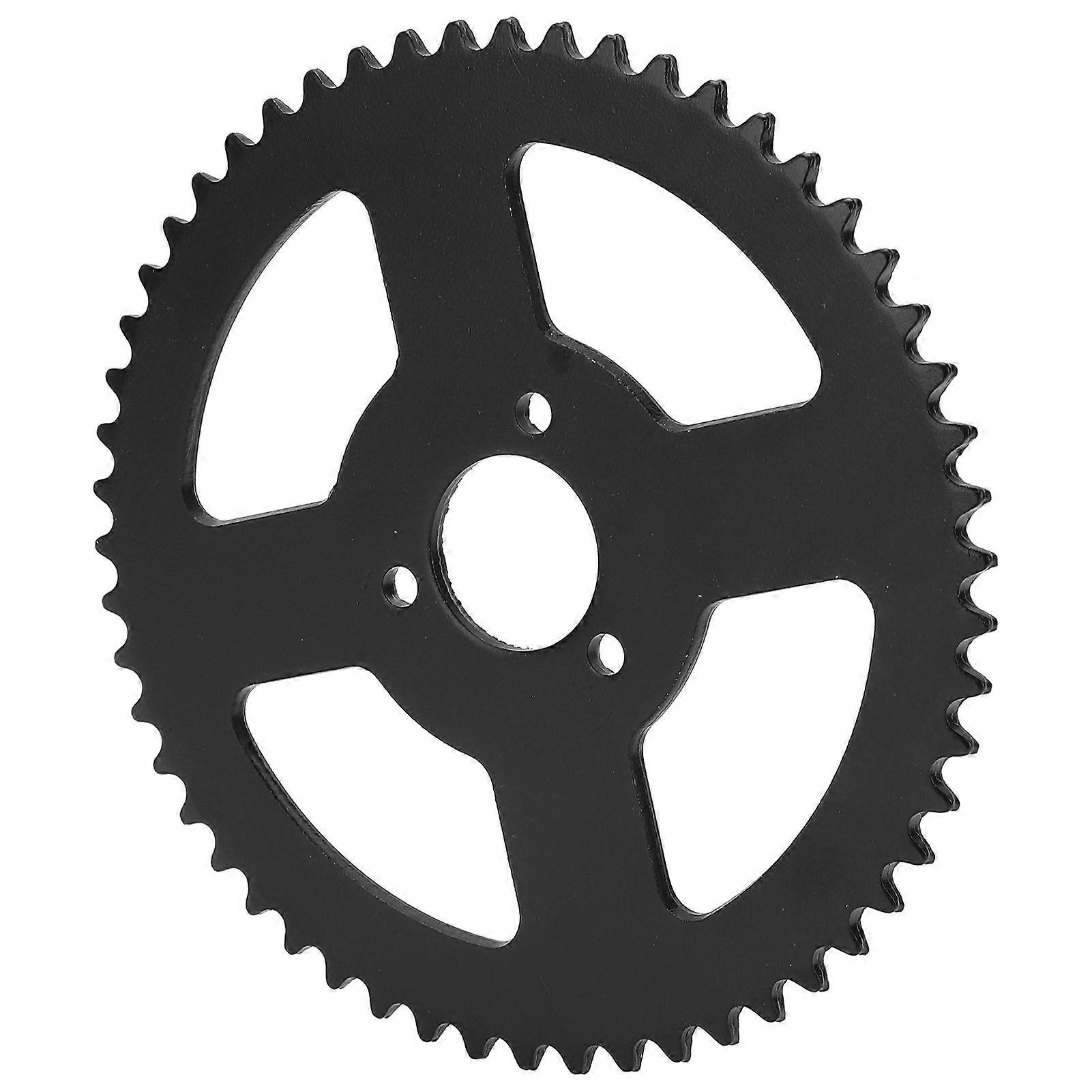 T8F 54 Teeth Durable Steel Sprocket Hard Crankset Suitable for Mini Motorcycle ATV Kart