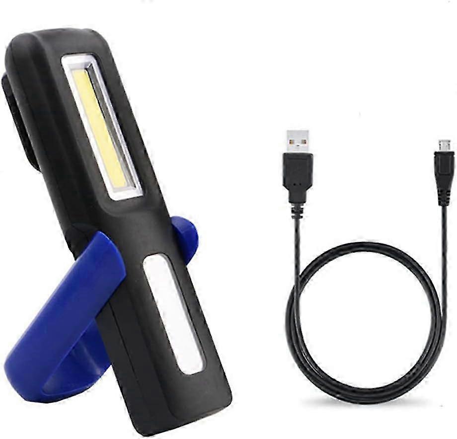 Foldable LED flashlight with hook for camping tent USB-rechargeable...