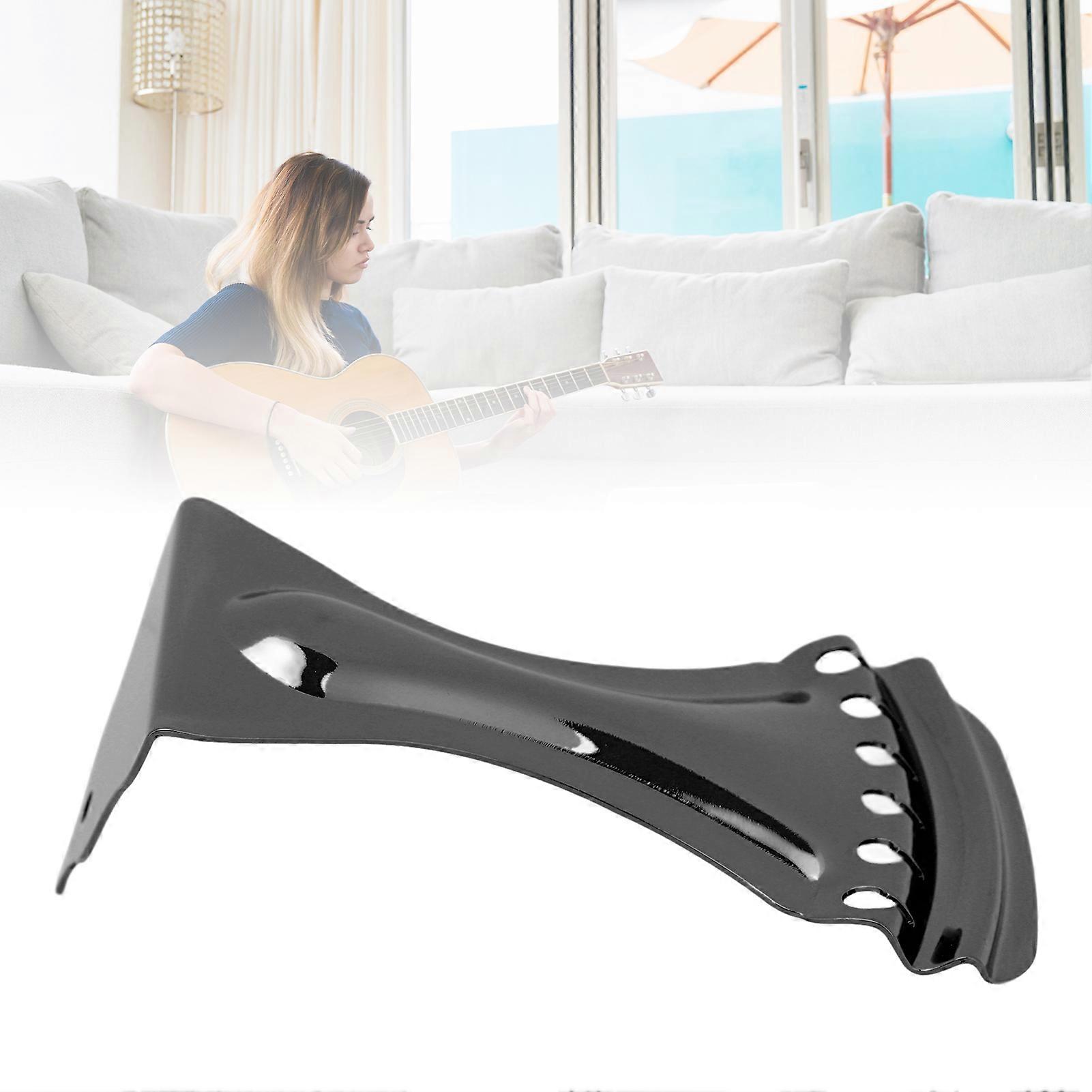 Black Metal Gitarr Stränghållare för 6-strängad Resonator Tremolo