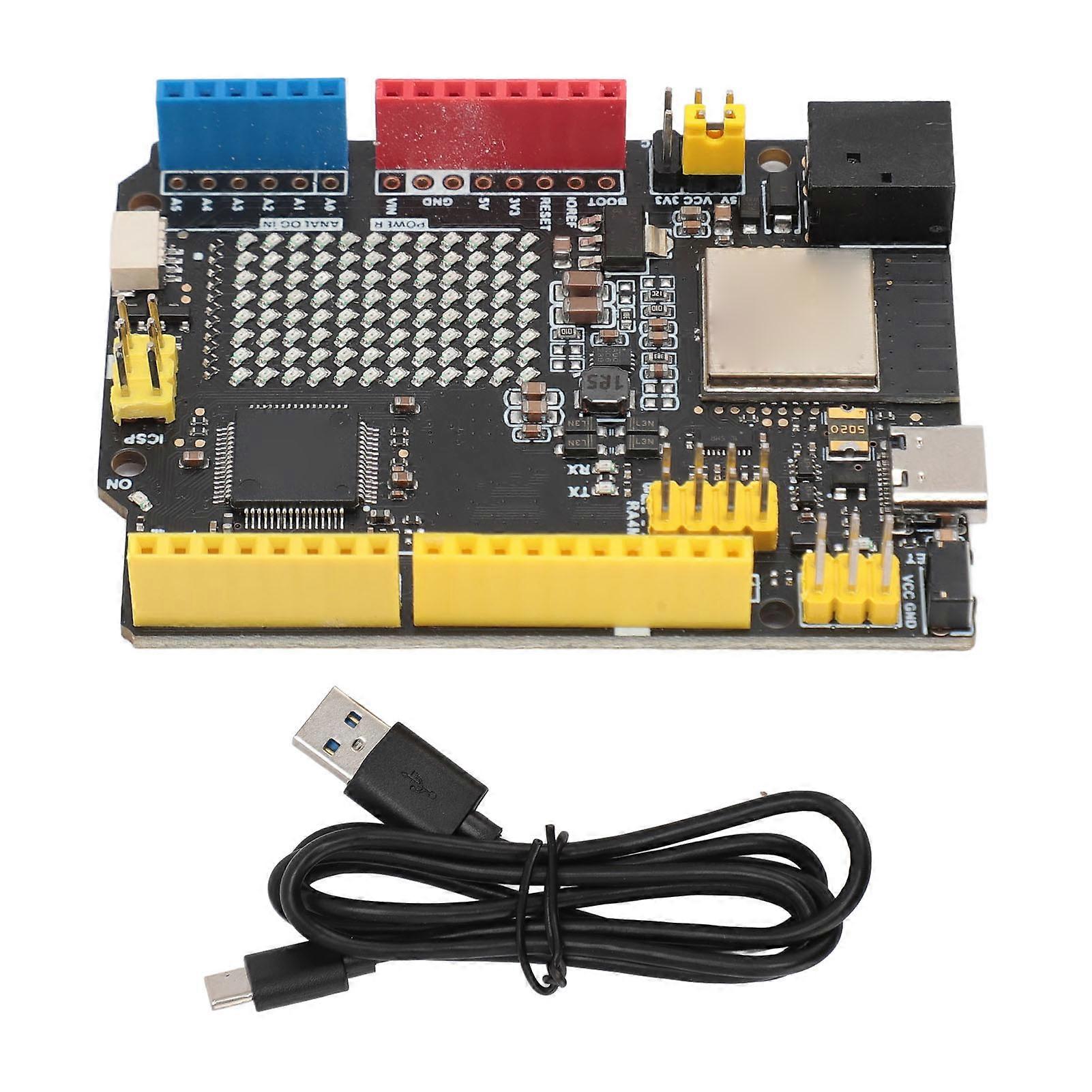 R7FA4 PLUS B Development Board with ESP32 S3FN8 WiFi Bluetooth LED Matrix Display