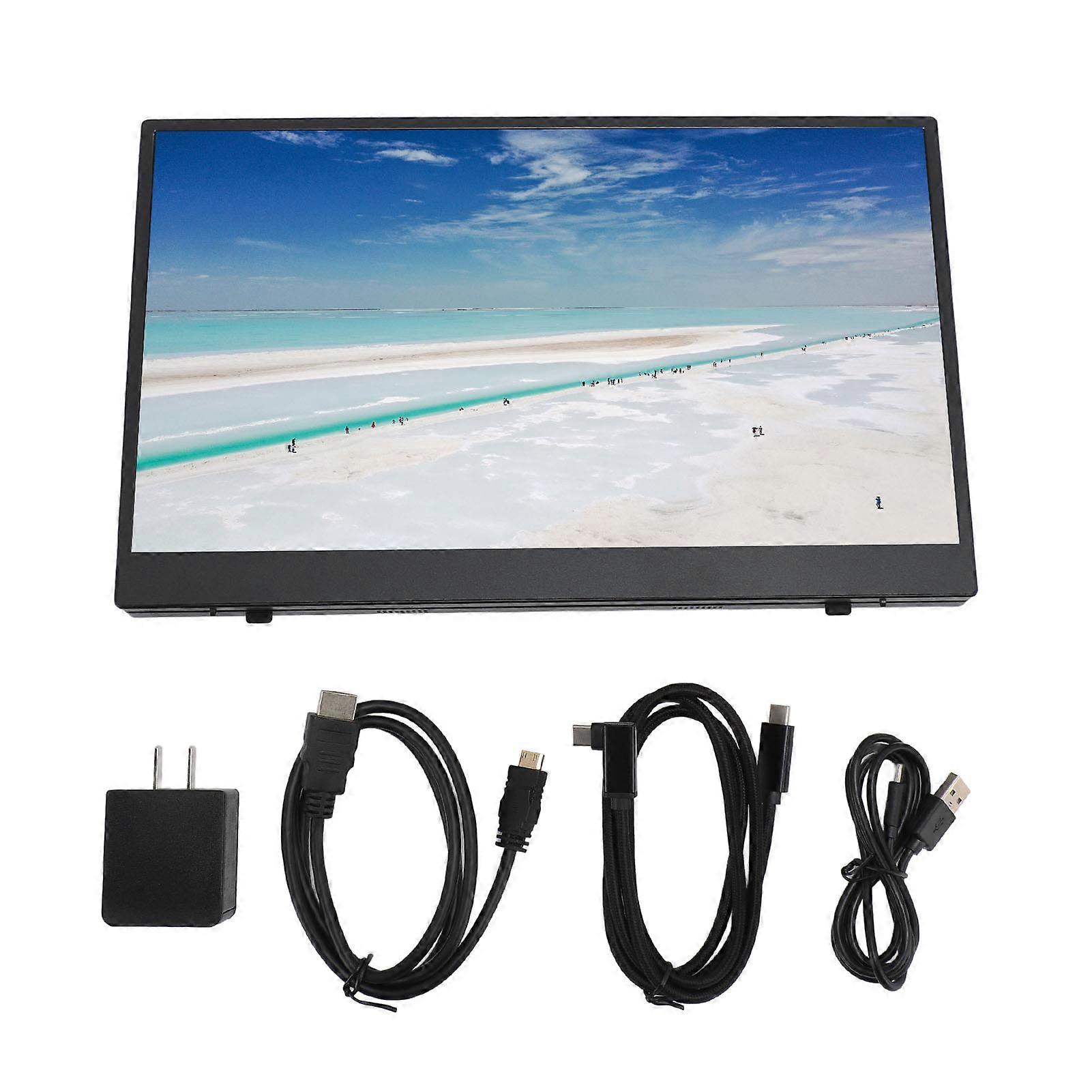 14.1 Inch Portable Display 1080P FHD IPS HDR External Monitor for Laptop PC Mobile Game Console