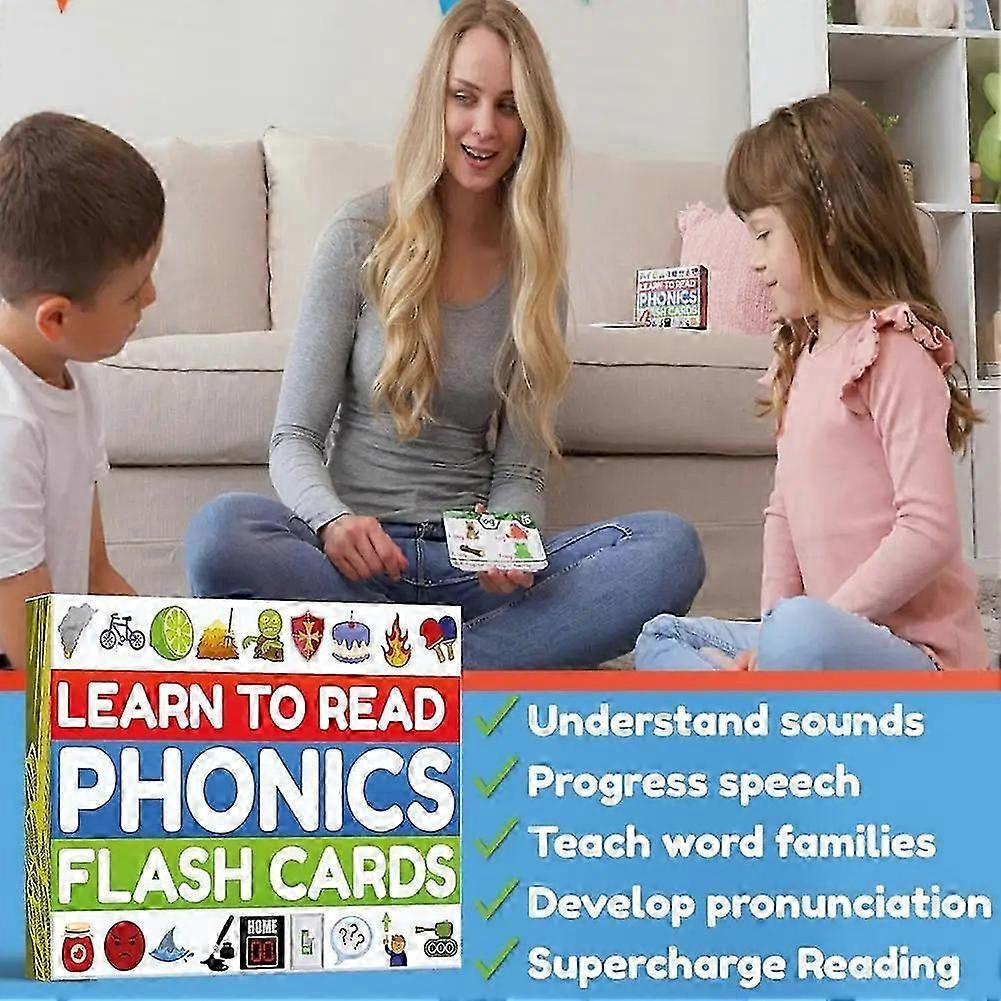 Phonics Sight Words Flash Cards Learn to Read Blends