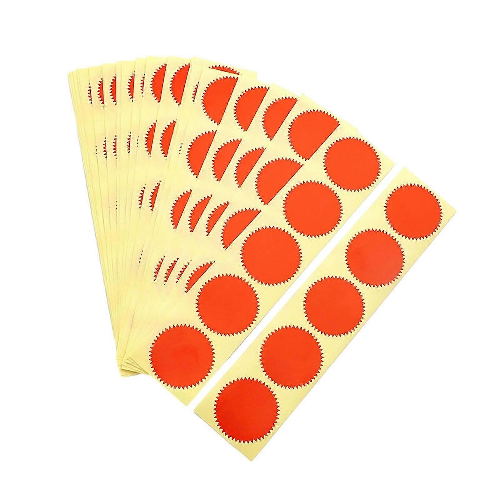 100/250PCS 45mm Silver Golden Redness Certificate Wafer Company Seal Labels Stickers for Embossing Award