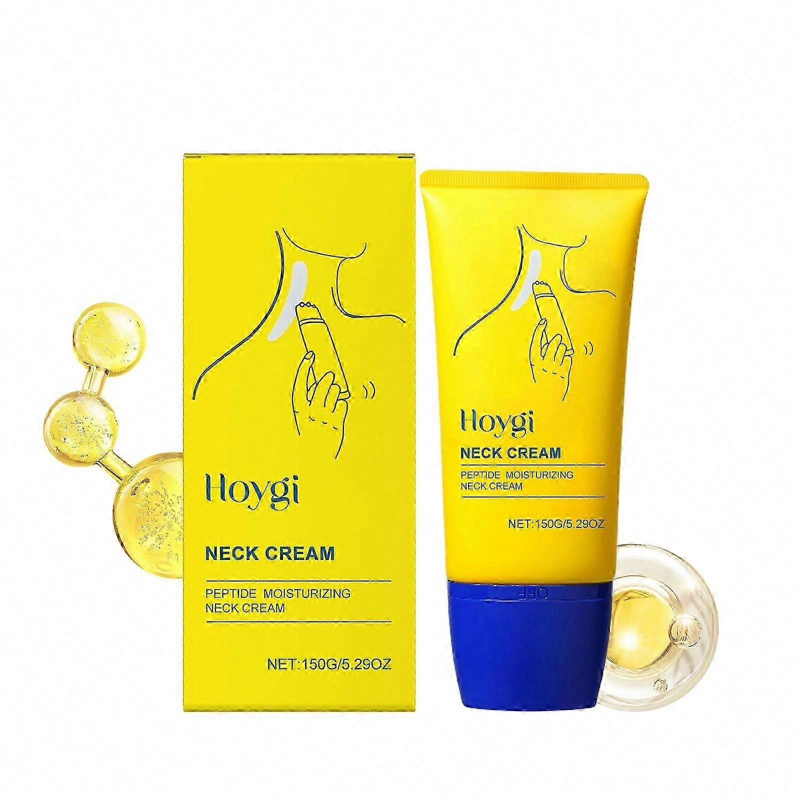 Anti-Aging Neck Firming Cream Peptide Moisturizing Cream for Neck Firm Reduces Wrinkles Smoothing Skin Cream