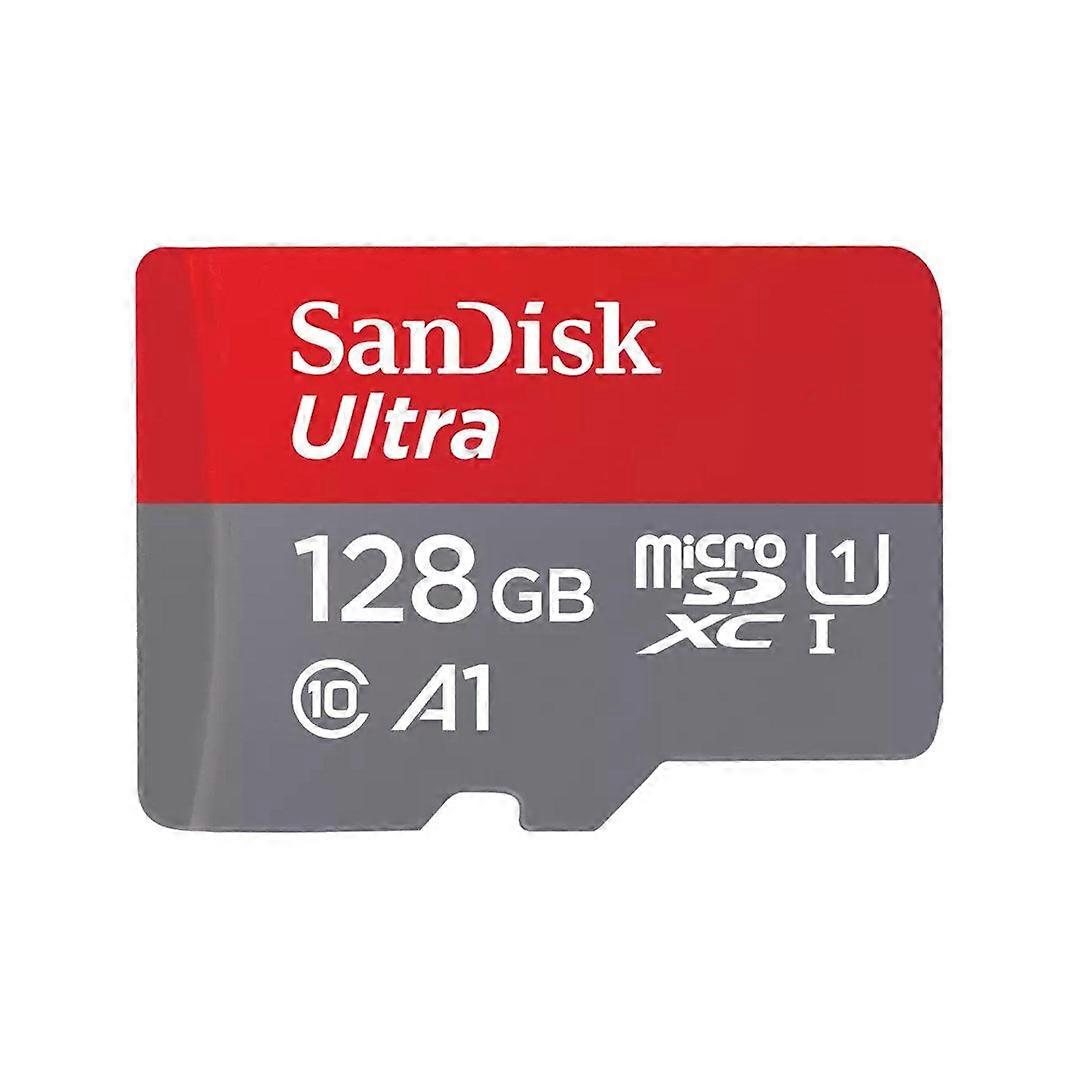 Sandisk Ultra - Carte mémoire flash (adaptateur microsdxc vers sd inclus) - 128 Go - A1 / UHS Classe 1 / Classe10 - Microsdxc Uhs-i