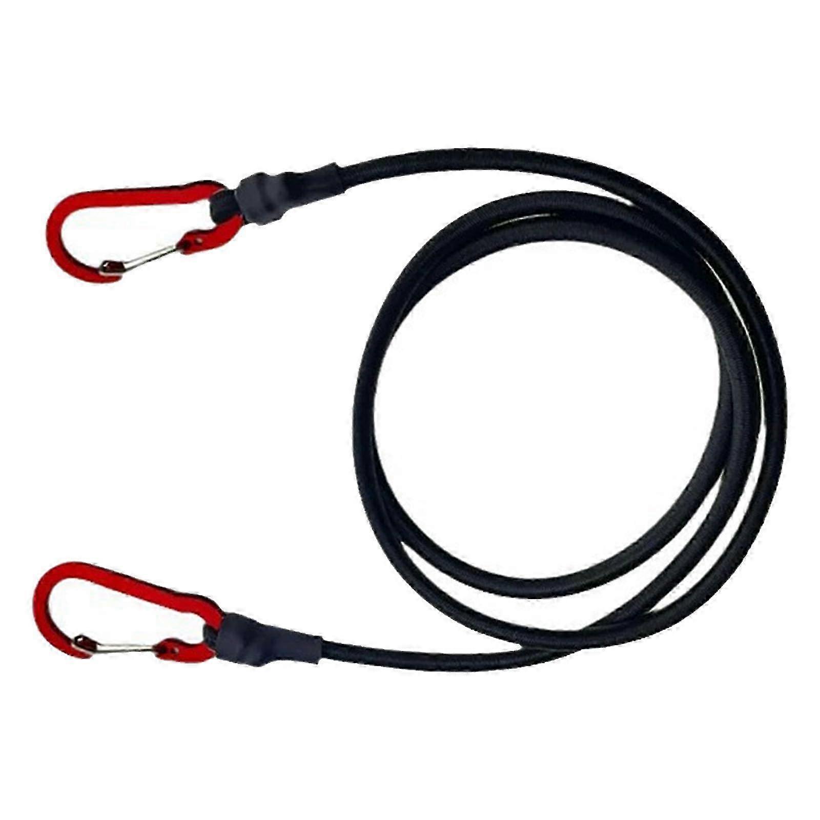 Gummispanner mit Karabinerhaken Bungee Cord Expander Spanngurt Gepäckgurt 90cm