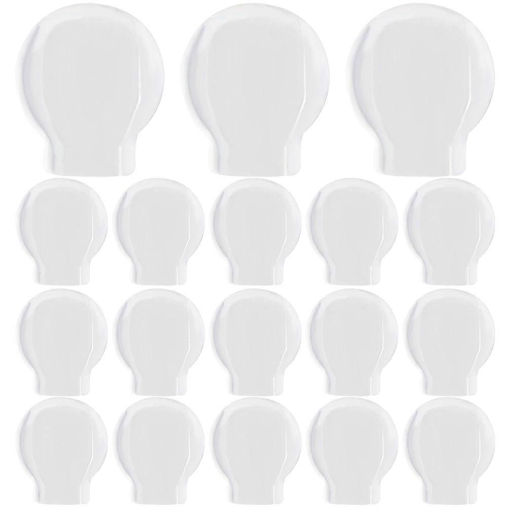 Silicone Earring Pads for Ear Clip Comfort 250Pcs Transparent Cushions